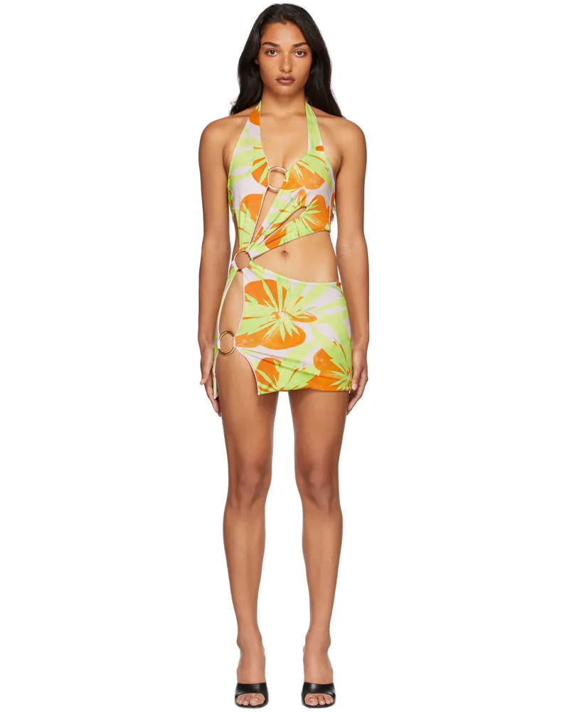 Louisa Ballou SSENSE Exclusive Pink & Green Sex Wax Dress Light