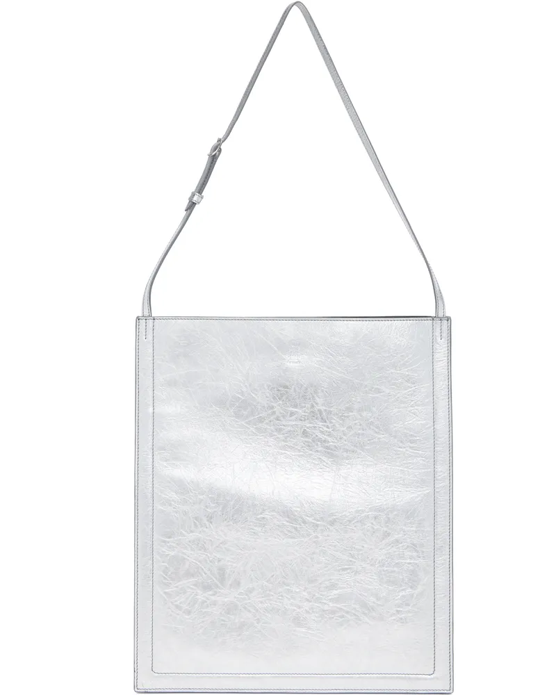Bally Silver Beckett Tote U703p