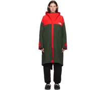 Red & Green The North Face Edition Geodesic Shell Coat