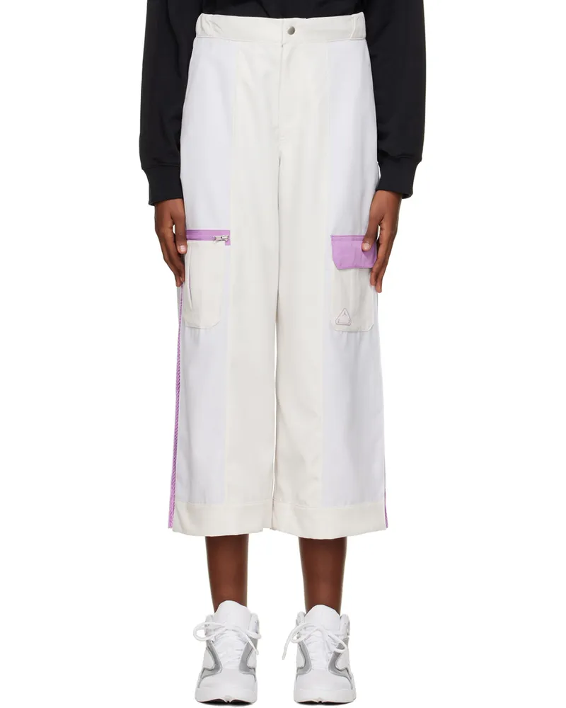 Nike White & Purple Utility Trousers Phantom