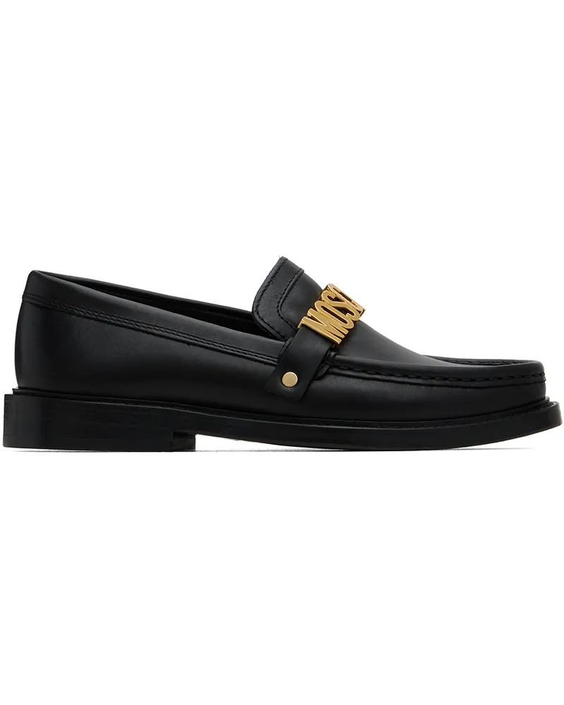 Moschino Black College Loafers 000
