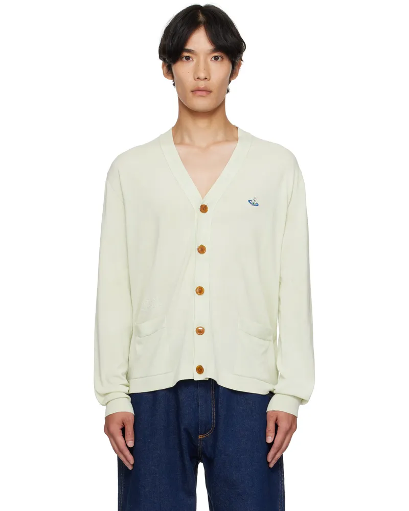 Vivienne Westwood Green Alex Cardigan Ss25-m403