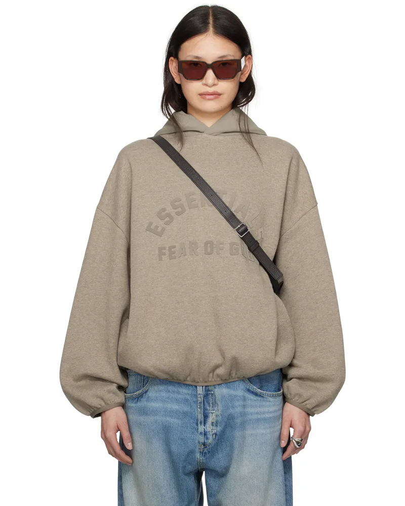 Fear of God Gray Bonded Hoodie Heather