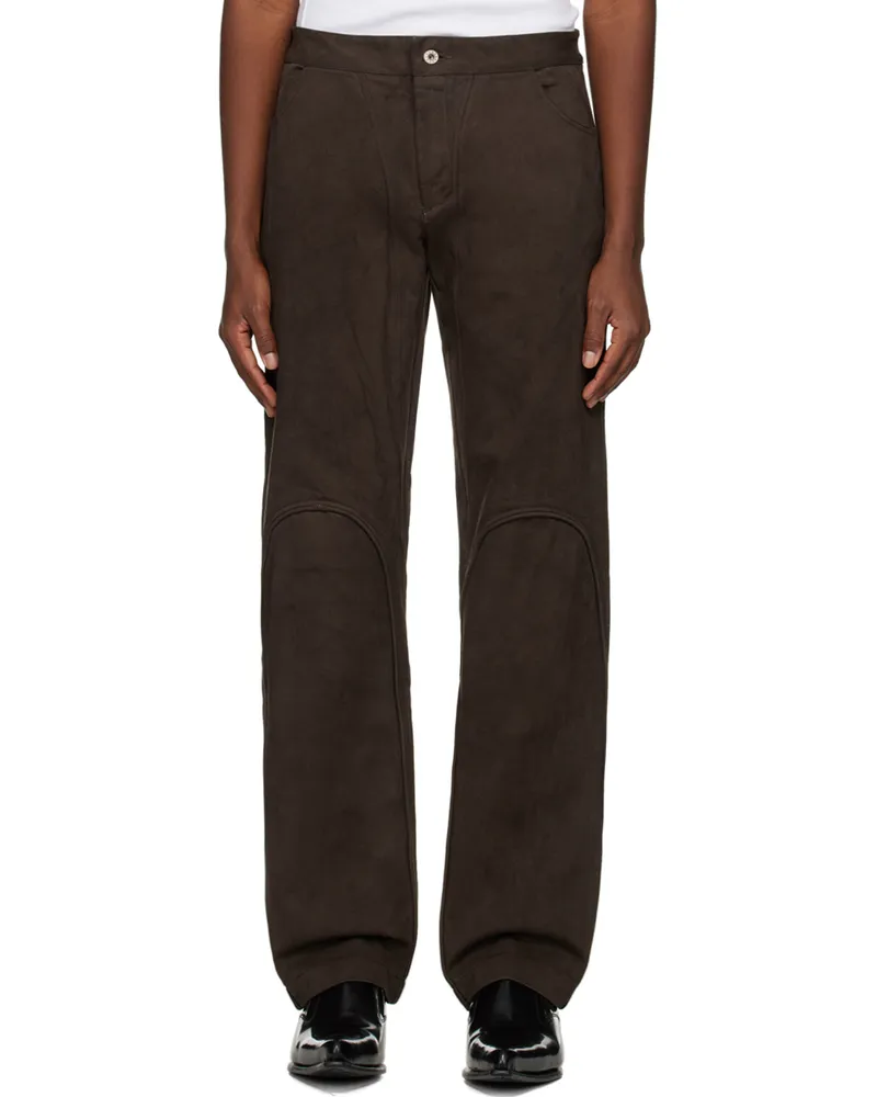 Mainline:RUS/Fr.CA/DE SSENSE Exclusive Brown Ella Jeans Brown