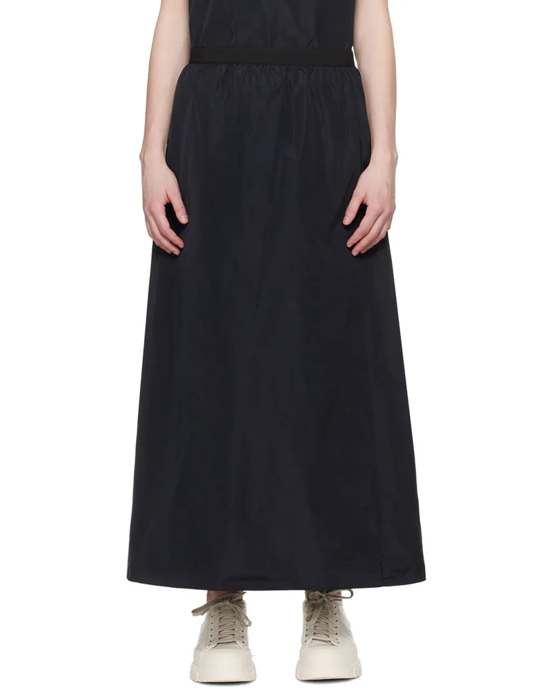 Sofie D'Hoore Navy Long Pencil Maxi Skirt Midnight