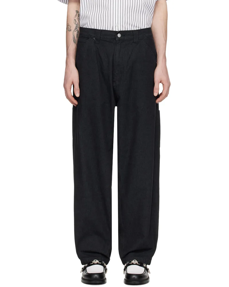 Carhartt WIP Black OG Single Knee Denim Trousers 89