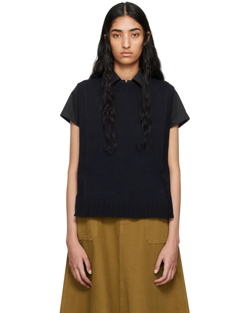 A.P.C. Navy Margot Vest Iak