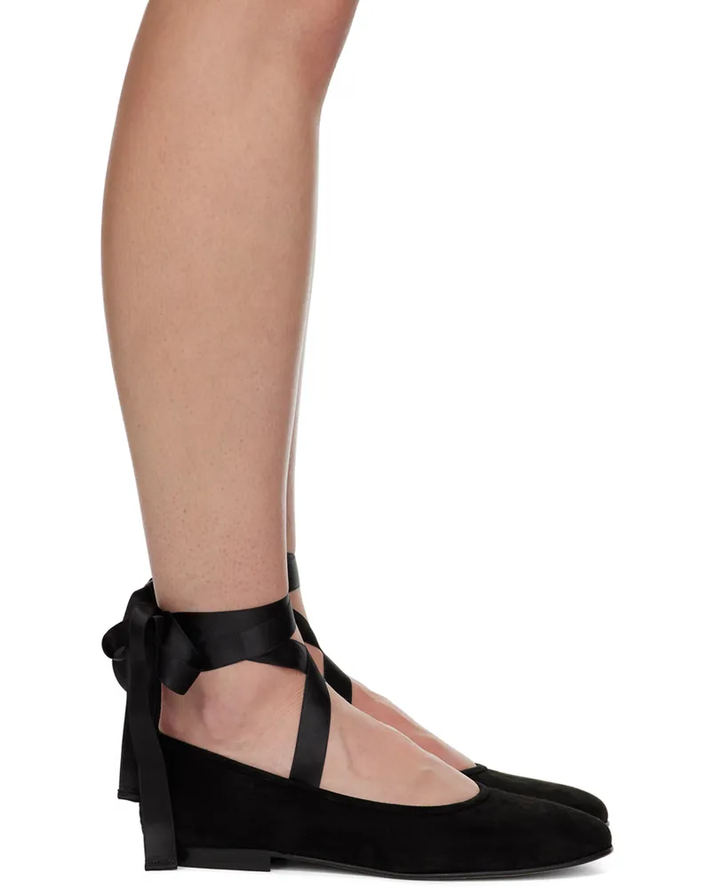 BODE Black Musette Ballerina Flats Black