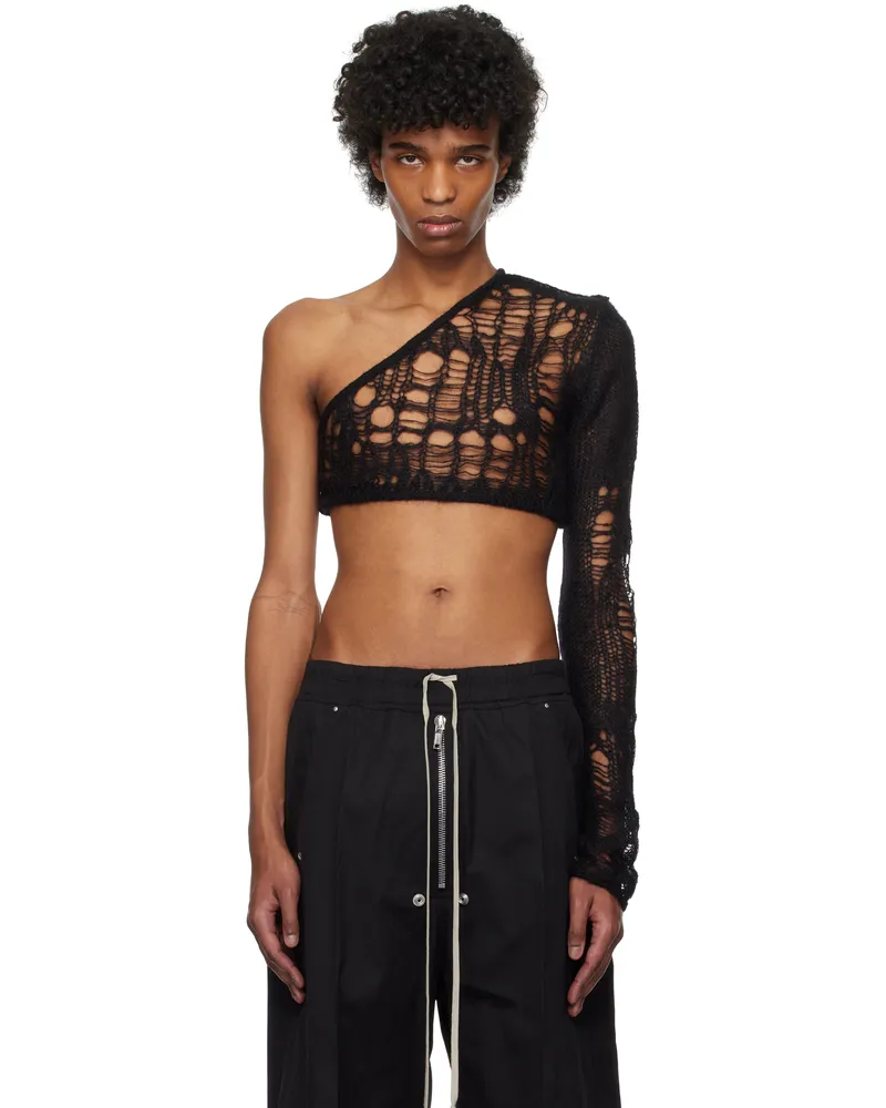 Rick Owens Black Hollywood Spider Ziggy Sweater 09