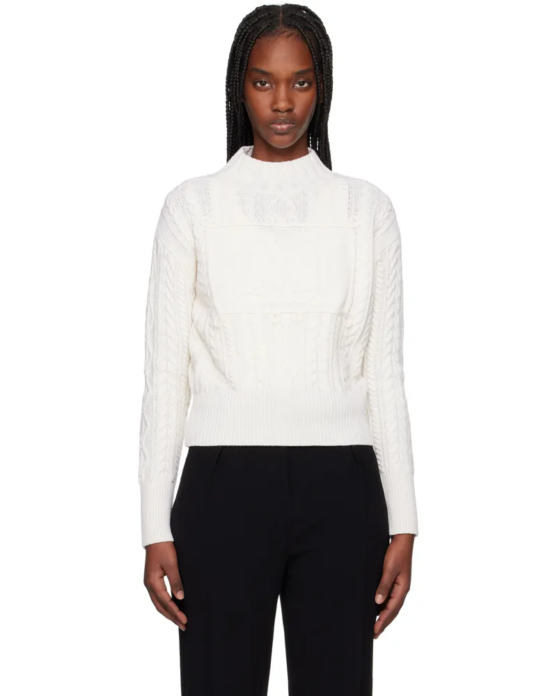 Max Mara Off-White Miranda Sweater 001