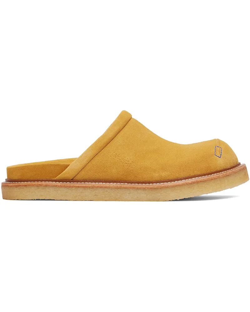 Adererror Yellow Curve Sabot 02 Mules Yellow