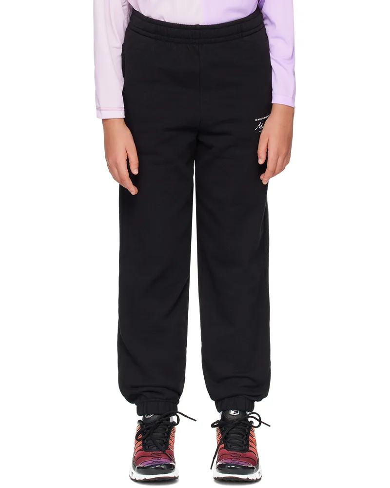Martine Rose SSENSE Exclusive Kids Black Track Pants Black