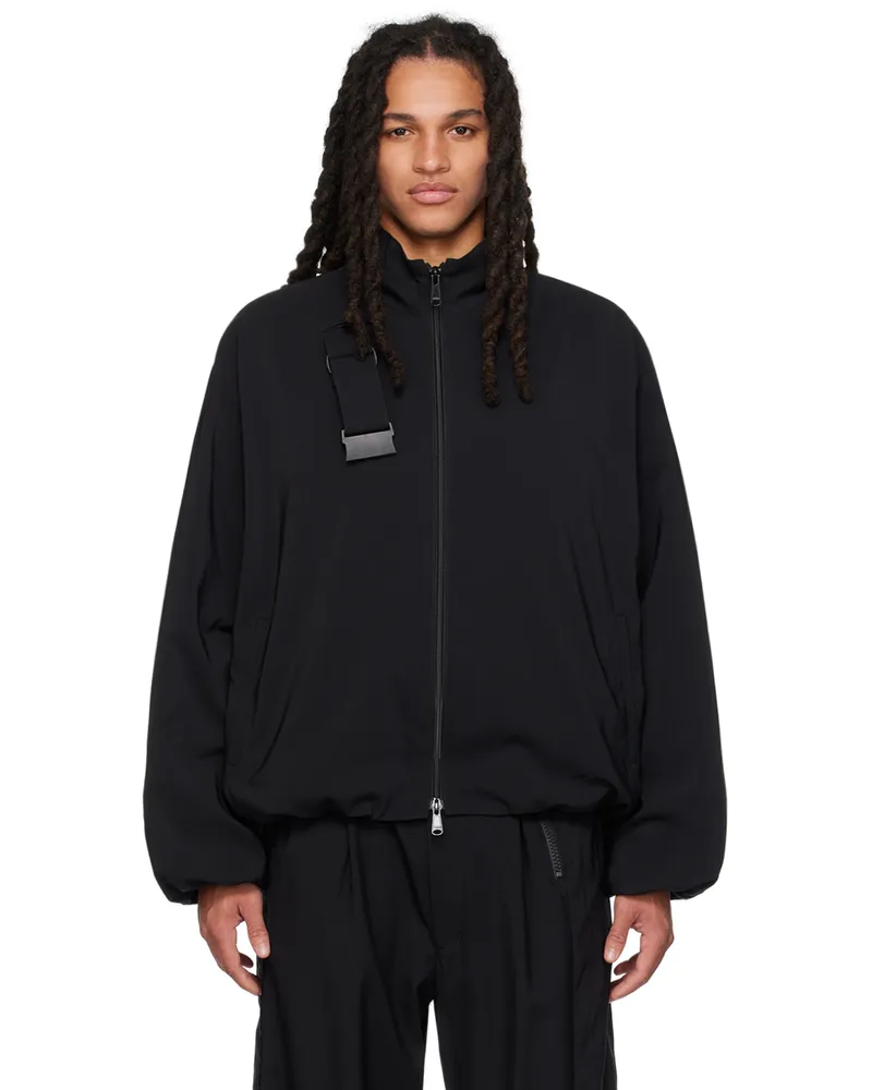 Yohji Yamamoto Black High-Twist Jacket 1