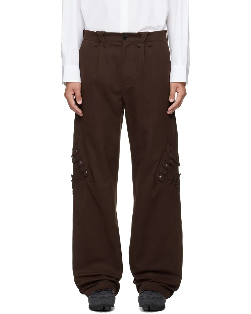 KIKO KOSTADINOV Brown Estike Trousers Wood