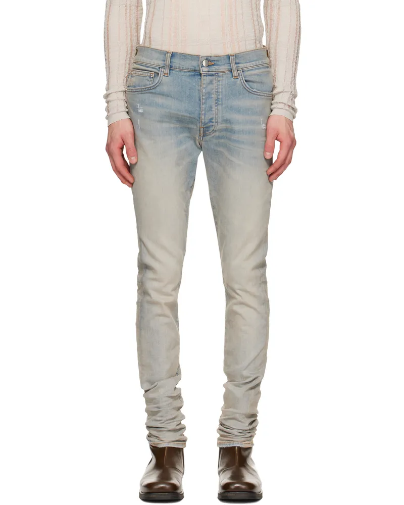 Amiri Blue Stack Jeans Antique