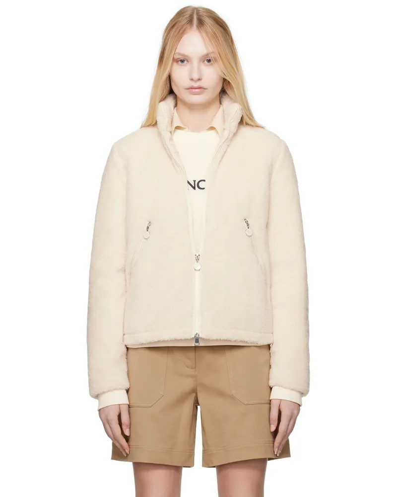 Moncler Off-White Teddy Down Jacket 034