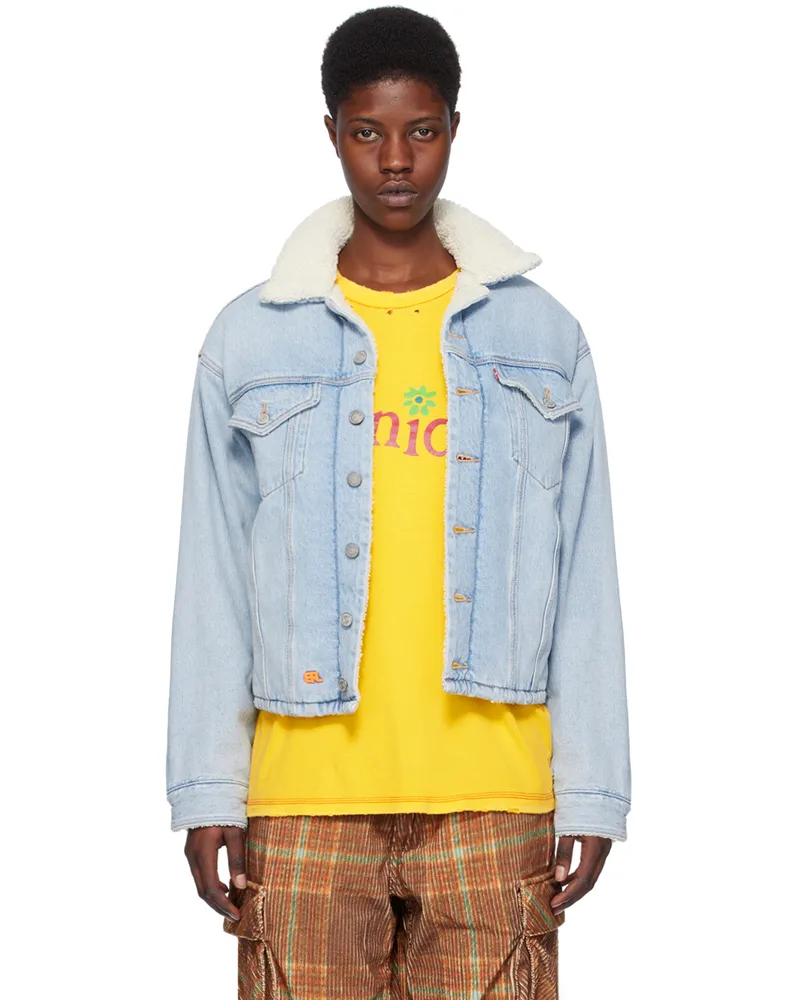 ERL Blue Levi Edition Denim Jacket 1