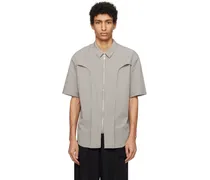 Gray Zip Shirt