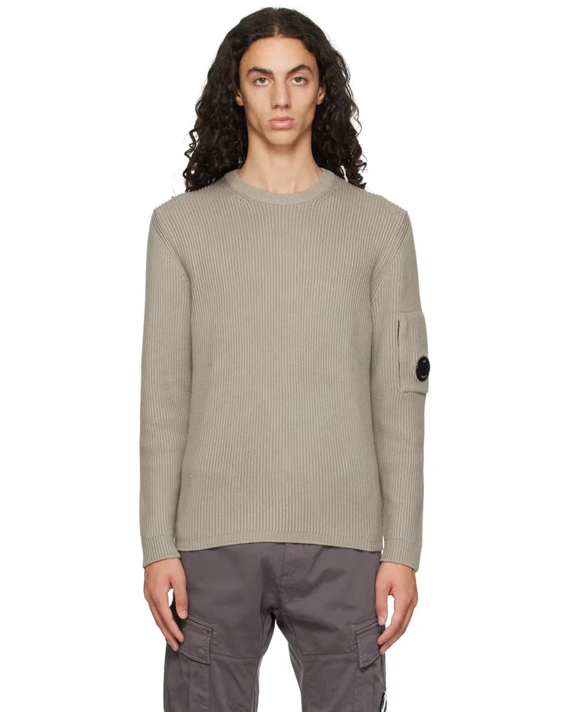 C.P. Company Khaki Lens Sweater 327