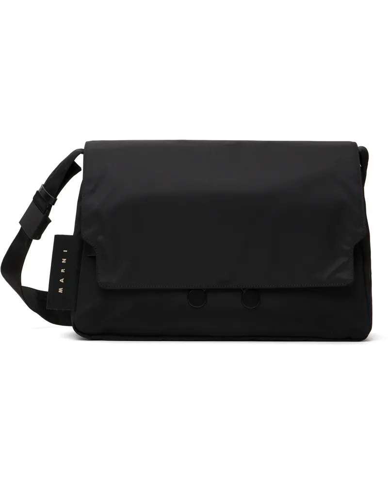 Marni Black CORDURA Cityscape Crossbody Bag 00n99