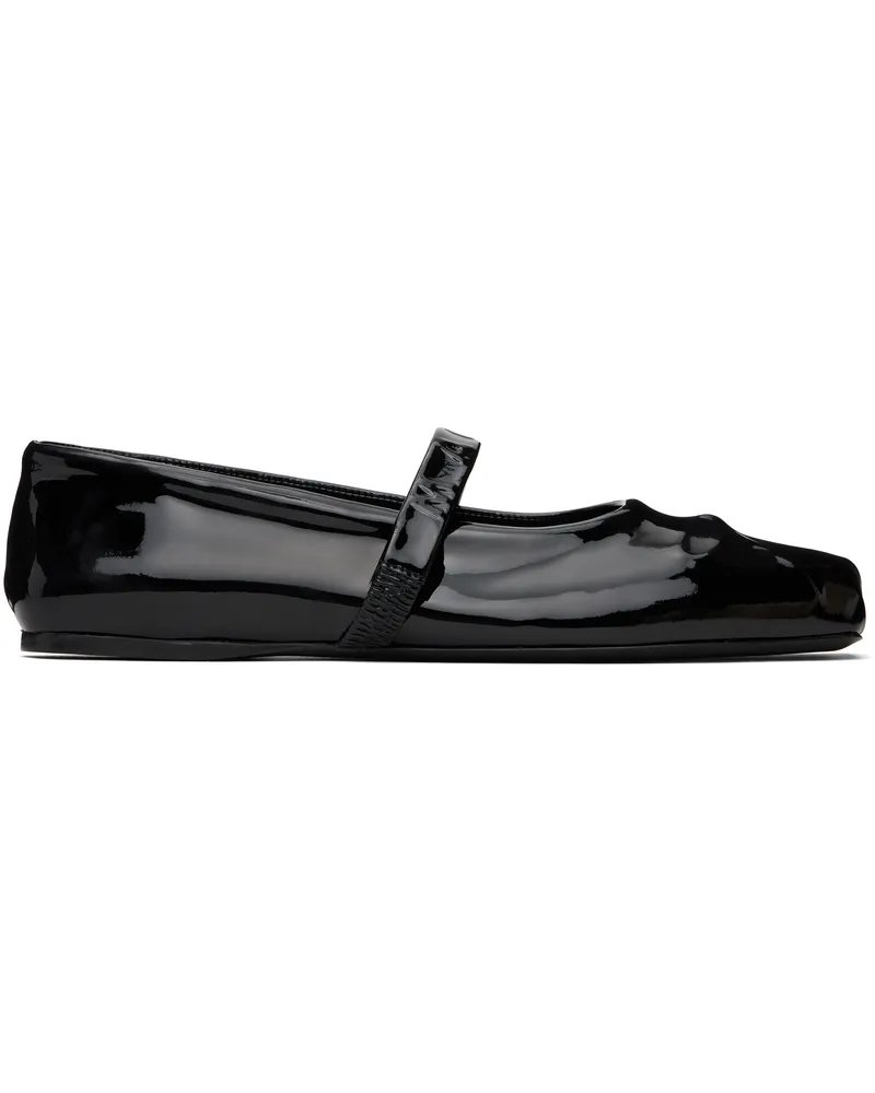 Marni Black Mary Jane Ballerina Flats 00n99