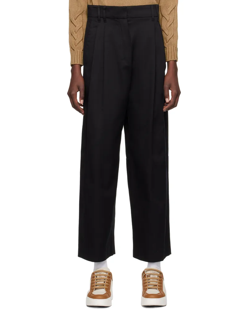 Max Mara Black Dina Trousers 015