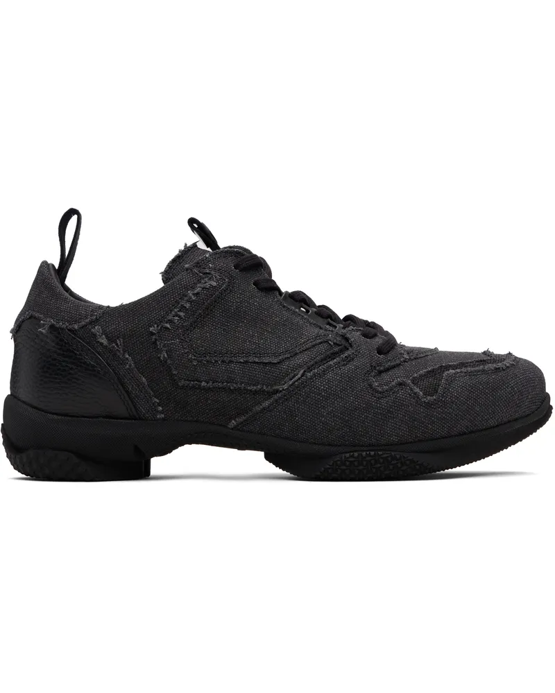 KIKO KOSTADINOV Black Ostro Canvas Sneakers Carbon