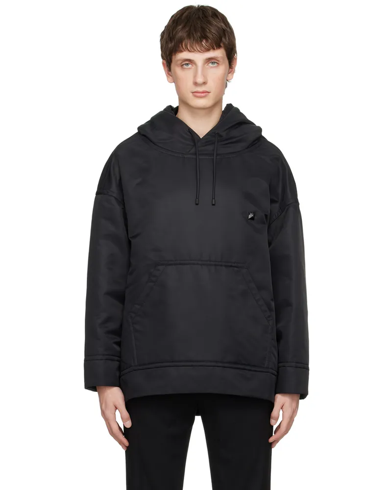 Valentino Garavani Black Stud Hoodie 0no