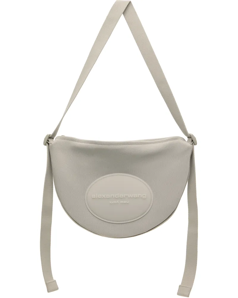 Alexander Wang Gray Bo Small Crossbody Bag Oyster