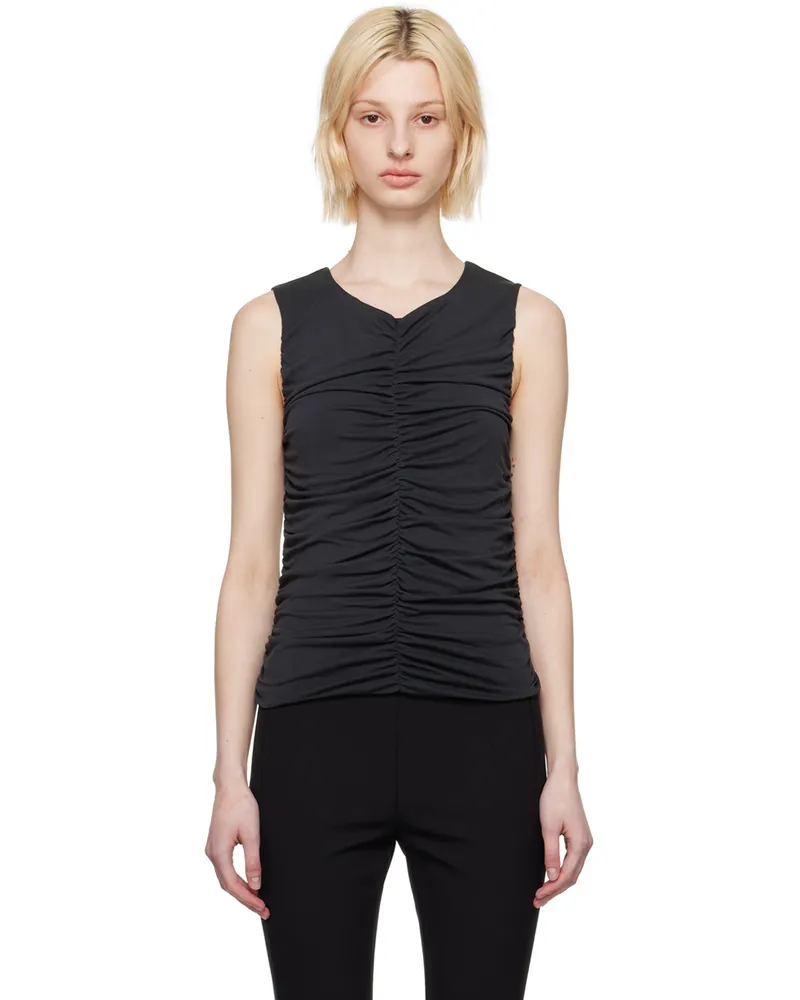 Rag & Bone Black Christy Tank Top Black