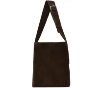 Brown Ava Suede Tote