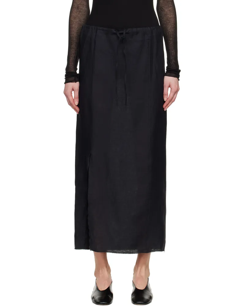 Gabriela Coll Garments Black No.263 Maxi Skirt 02