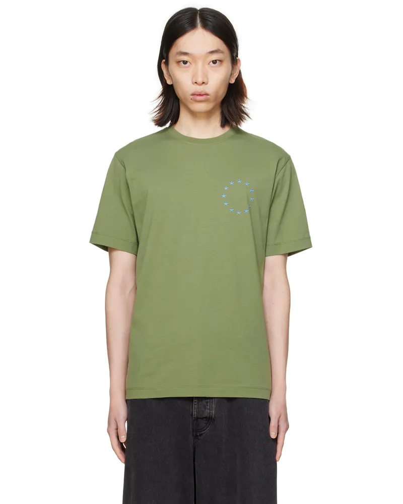 Études Studio Khaki Wonder Europa T-Shirt Olive