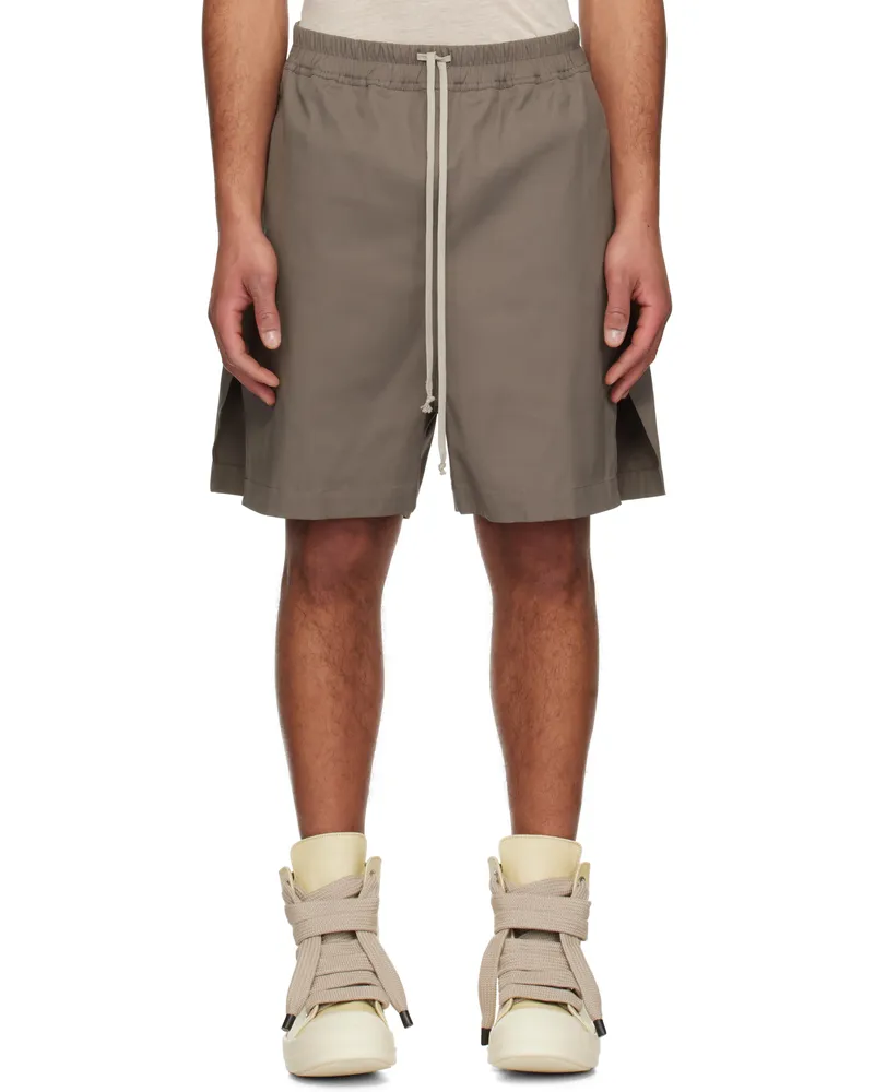 Rick Owens Gray Hollywood Boxers Shorts 34