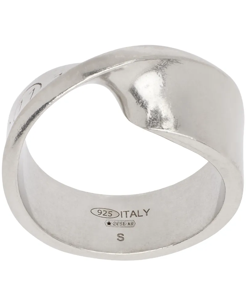 Maison Margiela Silver Band Ring 951