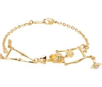 Gold Skeleton Bracelet