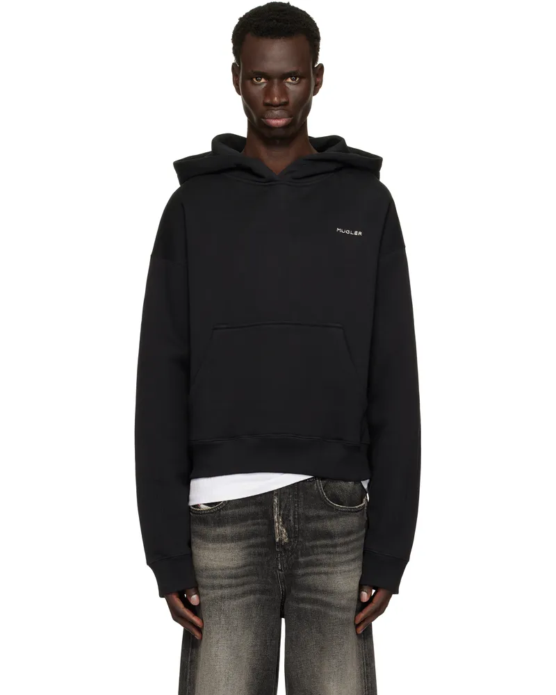 Thierry Mugler Black 'Mugler Signature' Hoodie 1999