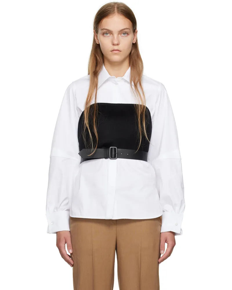 Max Mara Black Belted Bustier 006