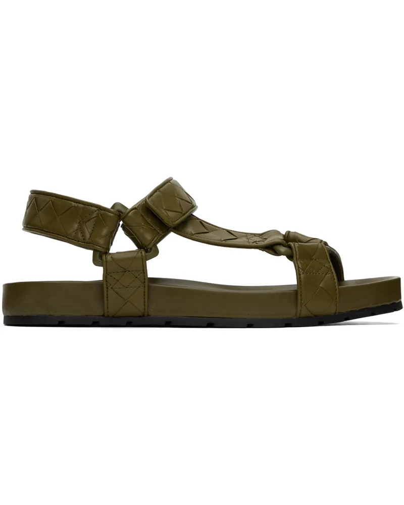 Bottega Veneta Khaki Trip Sandals 2844-mud