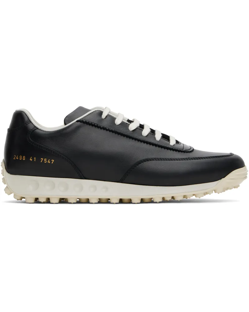 Common Projects Black New Track Sneakers 7547