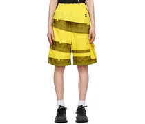 Yellow Convertible Shorts