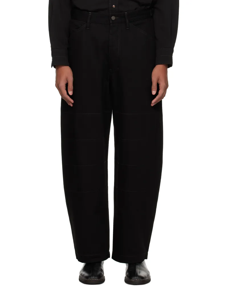 Christophe Lemaire Black Judo Jeans Bk999