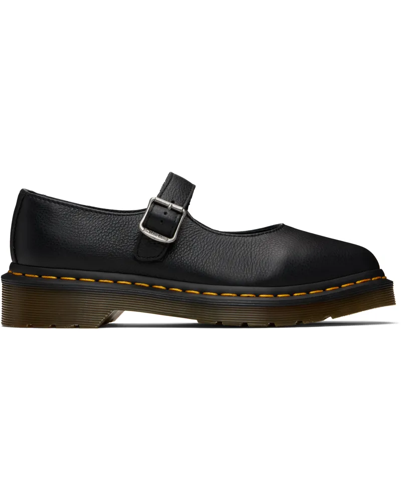 Dr.Martens Black Elphie Mary Jane Loafers Black