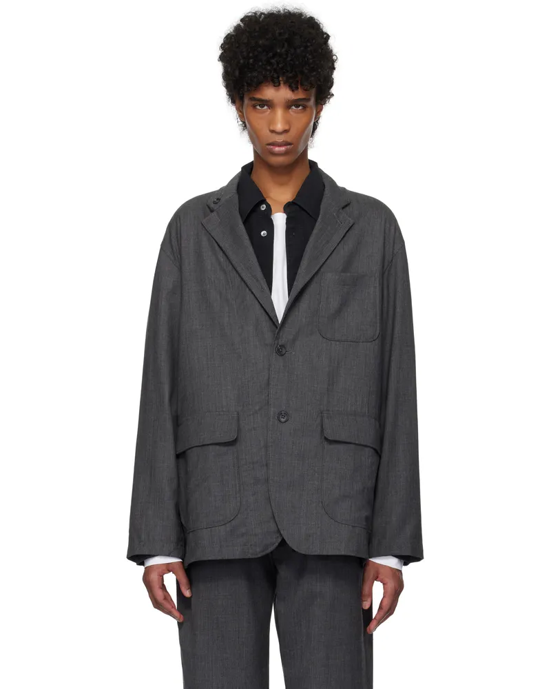 Engineered Garments Gray Loiter Blazer Lc001