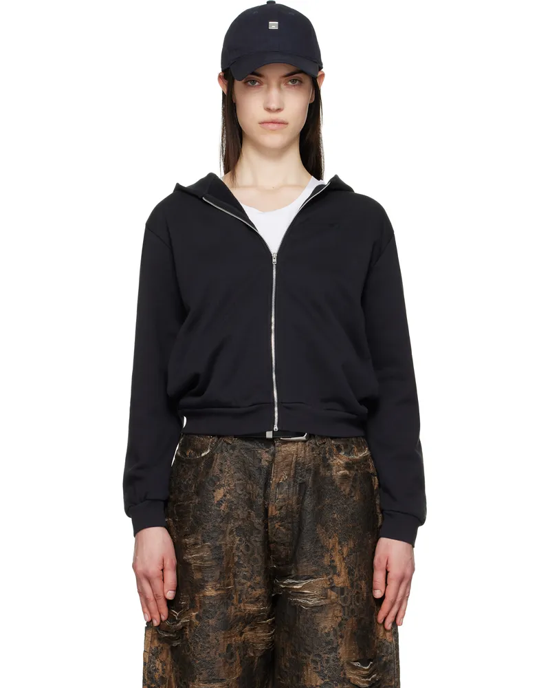 Acne Studios Black Zipper Hoodie 900