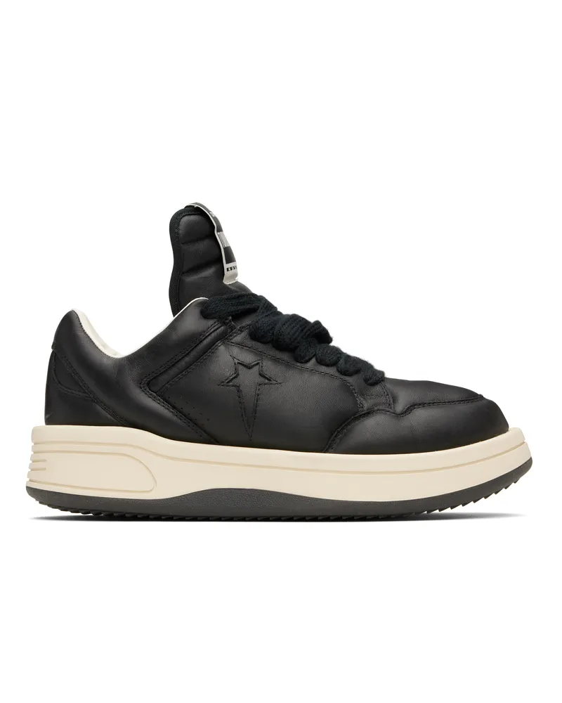 DRKSHDW by Rick Owens Black Converse Edition TURBOWPN Ox Sneakers 09