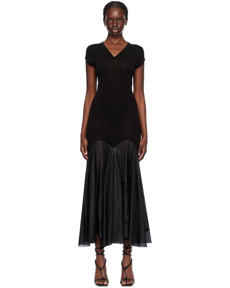 Rick Owens Black Divine Maxi Dress 09