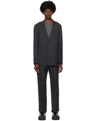 Jil Sander Gray Wool Suit Carbon