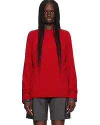 Róhe Red Raglan Sweater Bright