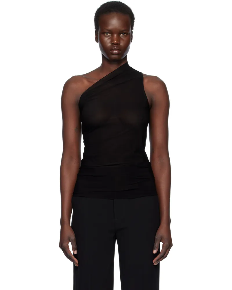 Rick Owens Black Hollywood Athena Tank Top 09